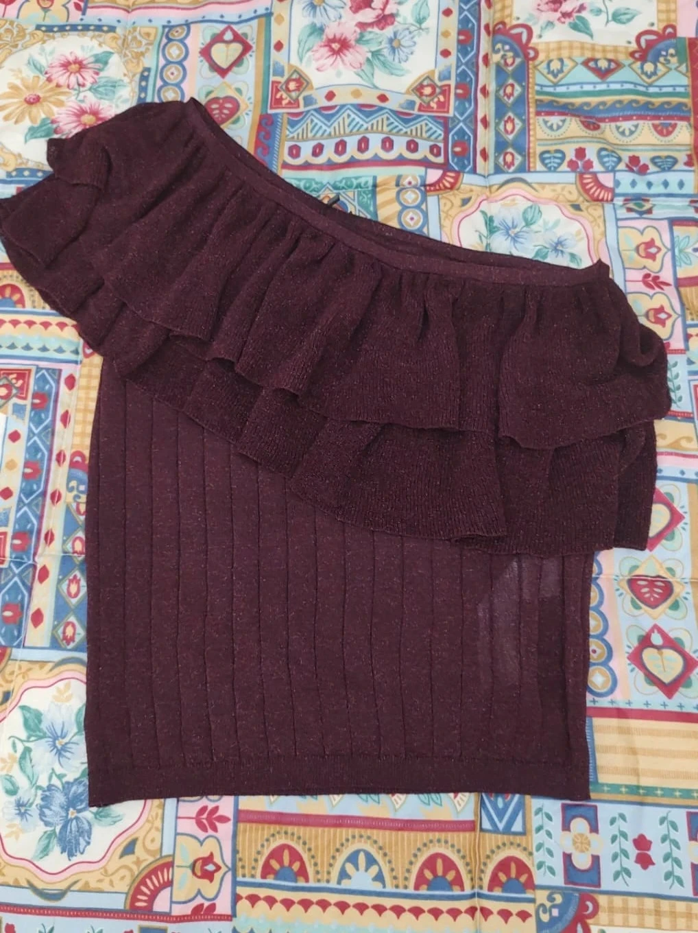 Mango ribbed bright blouse – photo 5